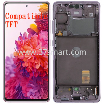 Samsung S20 FE G780 G781 Compatible TFT Lcd+Touch+Frame Purple