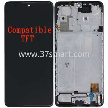 Redmi Note 10 Pro Compatible TFT Lcd+Touch+Frame Nero