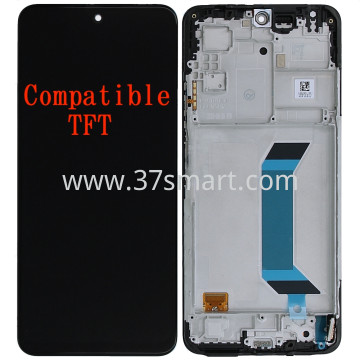 Redmi Note 12 4G Compatible TFT Lcd+Touch+Frame Nero