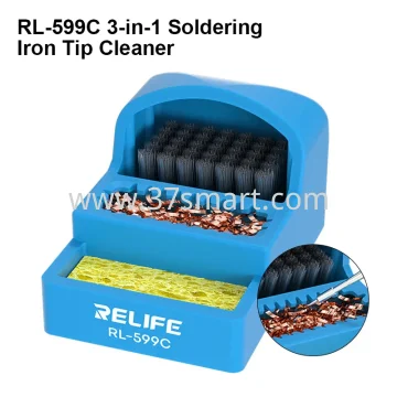 RELIFE RL-599C 3-in-1 soldering iron tip cleaner Bulk