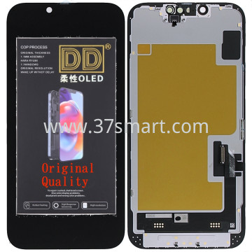 iPhone 14 Compatible Soft Oled Lcd+Touch (Brand:DD) Black