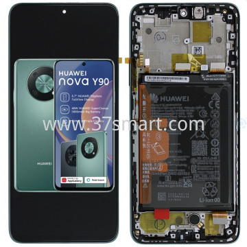 Huawei Nova Y90 Service Pack Display Grün