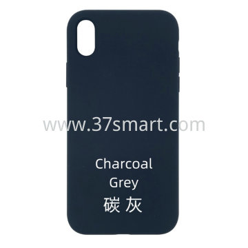 Compatibile iPhone7, 8, SE 2020  Silicone Case Nero di Carbonio