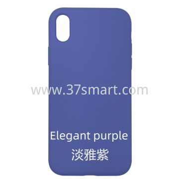 Compatibile iPhone7, 8, SE 2020  Silicone Case Elegant purple