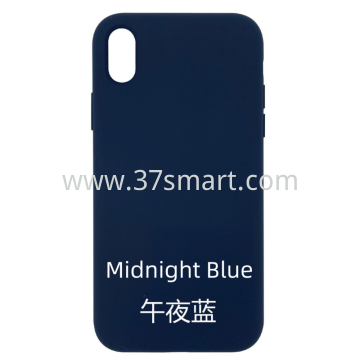 Compatibile iPhone 7/8 Plus Silicone Case Blu Notte