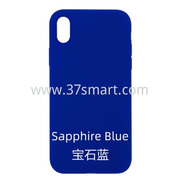Compatibile iPhone XR Silicone Case Sapphire Blue