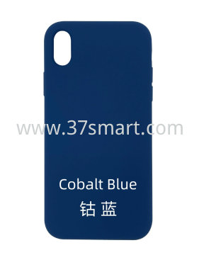 Compatibile iPhone Xs Silicone Case Cobalt Blue