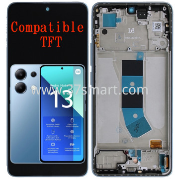 Redmi Note 13 4G Compatible TFT Lcd+Touch+Frame Blau