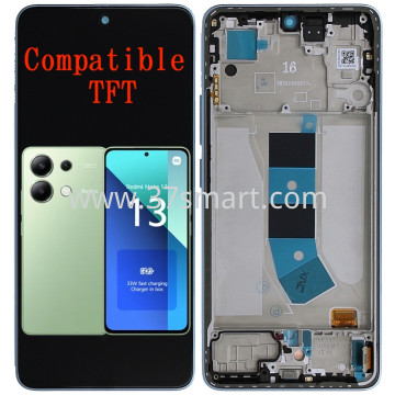 Redmi Note 13 4G Compatible TFT Lcd+Touch+Frame Verde
