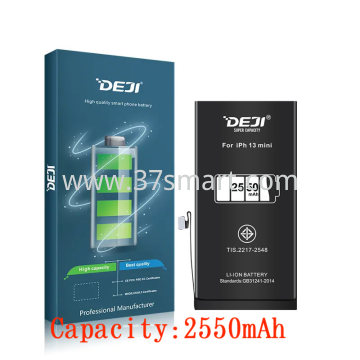 iPhone 13 Mini DEJI Compatible Battery Super Capacity 2550mAh Blister