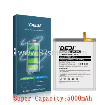 Samsung S23 Ultra S918 EB-BS918ABY DEJI Compatible Batteria Super Capacità 5000mAh Blister