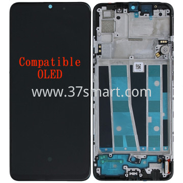 OPPO A91 Compatible Oled Lcd+Touch+Frame Nero