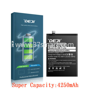 Xiaomi MI 11 Lite 5G BP42 DEJI Compatible Batteria Super Capacità 4250mAH Blister