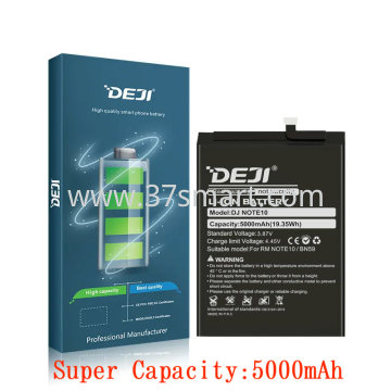 Redmi Note 10 4G BN59 DEJI Compatible Battery Super Capacity 5000mAH Blister