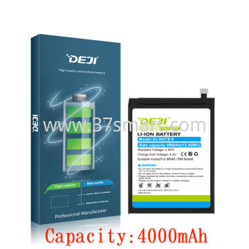 Redmi Note 8 2021 BN46 DEJI Compatible Batteria Super Capacità 4000mAH Blister