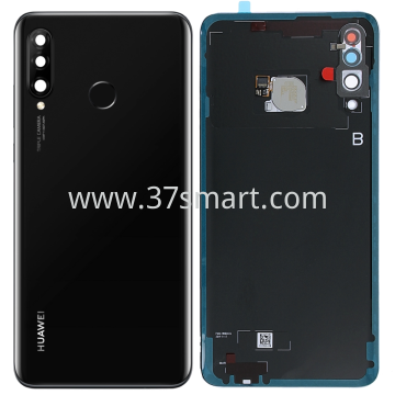 Huawei P30 Lite, P30 Lite New Edition Cover Back+Camera Lens+Flex Touch ID 48MP Class A Nero
