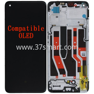 OPPO Reno 7 4G Compatible Oled Lcd+Touch+Frame Black