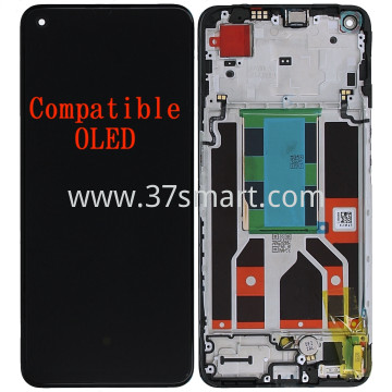 OPPO Reno 8 5G Compatible Oled Lcd+Touch+Frame Nero