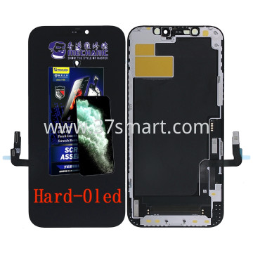 iPhone 12, iPhone 12 Pro Mechanic Hard-Oled Lcd+Touch Schwarz