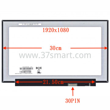 LED 13.3 Slim Length 30cm 1920x1080 30Pin With Hyperbaric Board 21.50cm For PC Schüttgut