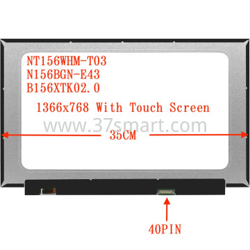 LED 15.6'' Slim 35cm 1366x768 40Pin With Touch Screen For PC Schüttgut