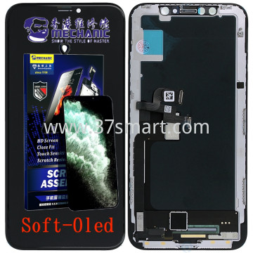iPhone Xs Mechanic Soft-Oled Lcd+Touch Nero