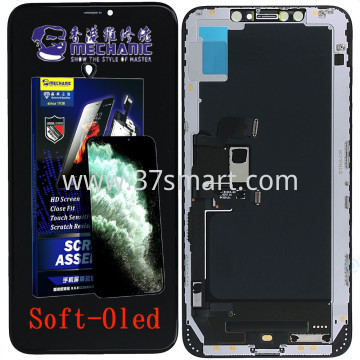 iPhone Xs Max Mechanic Soft-Oled Lcd+Touch Nero