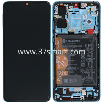Huawei P30 Service Pack Display Nuovo Code Blu
