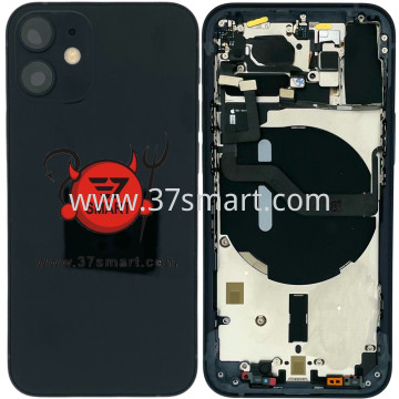 iPhone 12 Mini Cover Back+Flex Completo Removed From Phone Grade A Schwarz