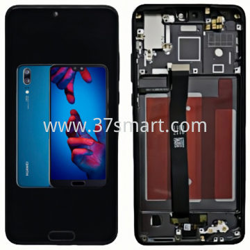 Huawei P20 Lcd+Touch+Frame Blue