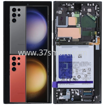 Samsung S23 Ultra S918 Service Pack Display+Batteria Grigio Grafite