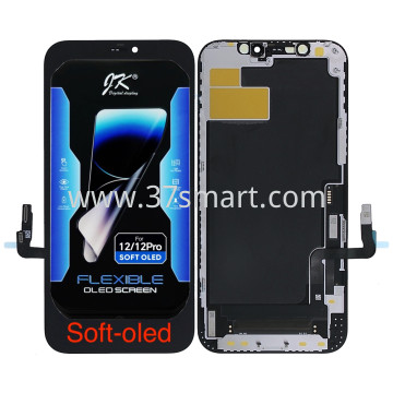 iPhone 12, iPhone 12 Pro JK Soft-Oled Lcd+Touch Schwarz