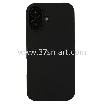 Compatibile iPhone 16 Plus Silicone Case Black