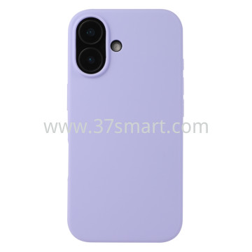 Compatibile iPhone 16 Plus Silicone Case Elegant purple