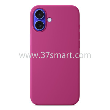 Compatibile iPhone 16 Plus Silicone Case Purple