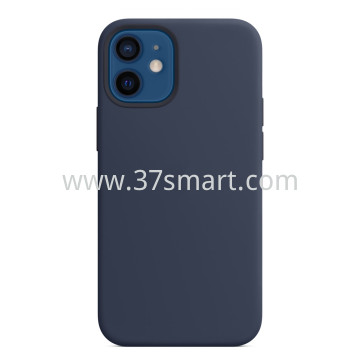 iPhone 12 Mini Silicone Case Blu Notte