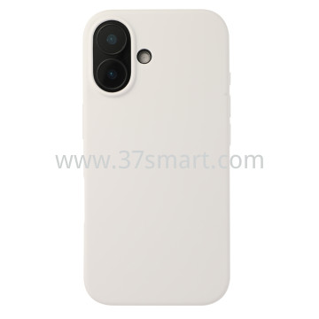 Compatibile iPhone 16 Silicone Case White