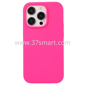 Compatibile iPhone 12 Pro Max Silicone Case Fluorescent Pink
