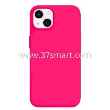 iPhone 13, iPhone 14 Silicone Case Fluorescent Pink