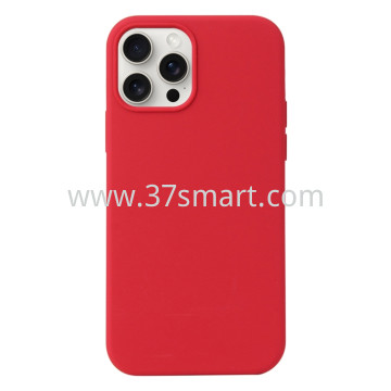 Compatibile iPhone 15 Pro Silicone Case Rosso