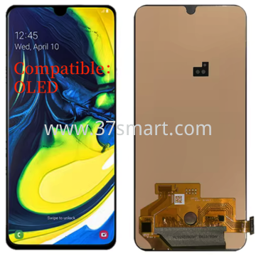 Samsung A80 2019 A805F Compatible Oled Lcd+Touch Black