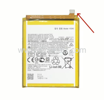 Moto E6 Play, KS40 The connection port is on the right 3000mAH OEM