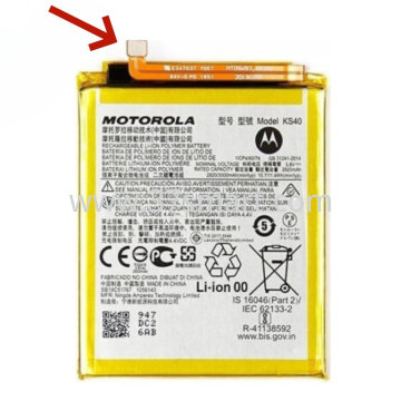 Moto E6i, KS40 The battery port is on the left 3000mAH OEM