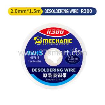 Mechanic R300 Solder Wick 1.5M*2.0mm Blase