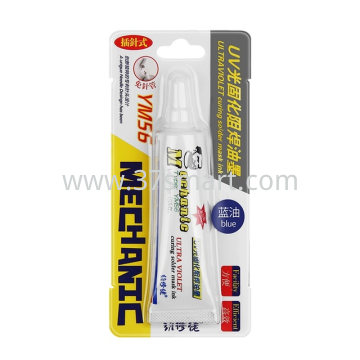 Mechanic YM56 UV Curing Solder Mask Ink 15ML Blue