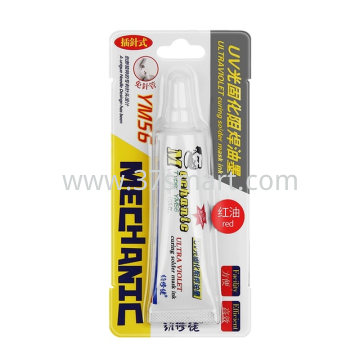 Mechanic YM56 UV Curing Solder Mask Ink 15ML Rot