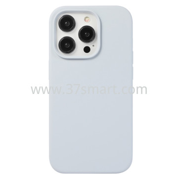 Compatibile iPhone 16 Pro Max Silicone Case Hellgrau
