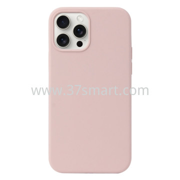 Compatibile iPhone 15 Pro Max Silicone Case Rosa Sabbia