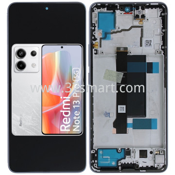 Redmi Note 13 Pro 5G, Poco X6 5G Service Pack Display Bianco