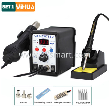 YIHUA 8786  2 in 1 Soldering Station Blase